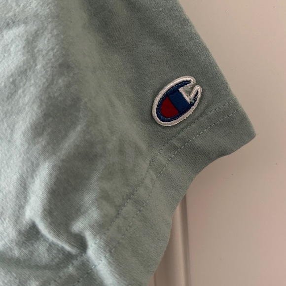 Champion Mint Green Tee with Logo - Picture 3 of 9